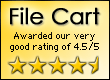 FileCart: 4.5 Stars out of 5!